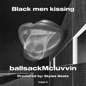 Black men kissing