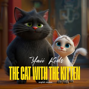 The cat with the kitten