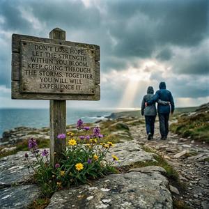 Nie die Hoffnung verlieren