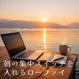 朝の光の中で時間が流れる