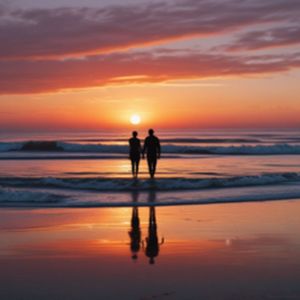 当夕阳西下 星光点点