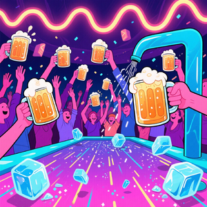 Plastikbecher-Parade