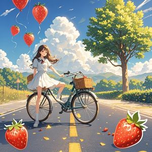 草莓味的午后