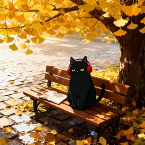 Black Cat Watching