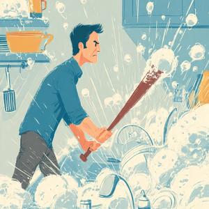 J'veux pas faire la vaisselle