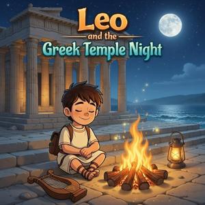 Leo and the Greek Temple Night