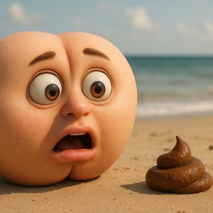 Ik heb een keutel uitgekakt!