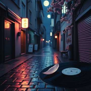 月明かりの路地