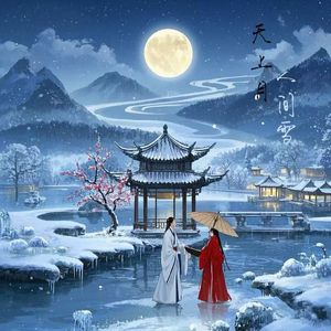 天上月人间雪
