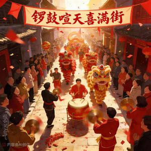 锣鼓喧天喜满街 伴奏