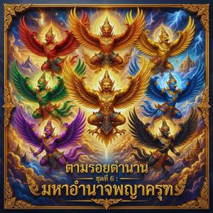 องค์พญาครุฑโทครุฑามหาราช - ครุฑกายสีกลีบบัว/สีเนื้อ