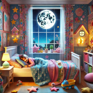 ירח מביט בחלון