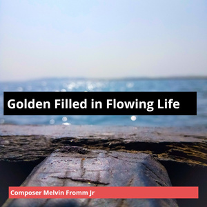 Golden Filled in Flowing Life