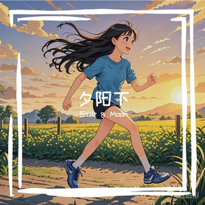 夕阳下逃跑