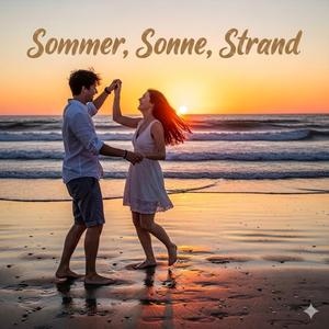 Barfuß-Sand und Kuss