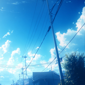 最青い夜空の下で