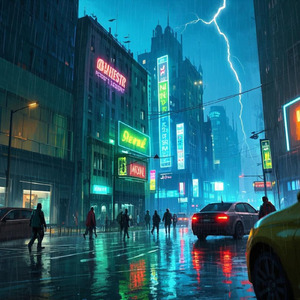 Correr bajo la lluvia