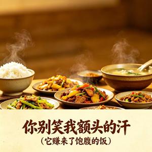 你别笑我额头的汗（它赚来了饱腹的饭）
