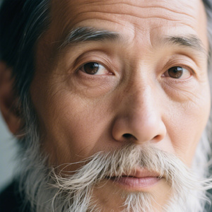 眼睛花了胡子白了