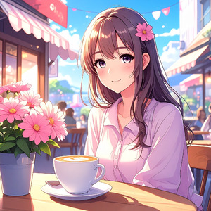 カフェでひと息 ～爽やかチルタイム～