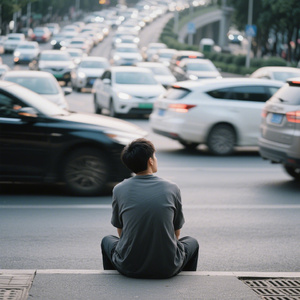 他把情绪调成了静音