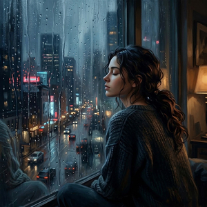 Dziewczyna przy oknie