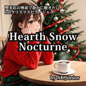 喫茶店の奥席で静かに聴きたいlofiクリスマスピアノジャズ Hearth Snow Nocturne