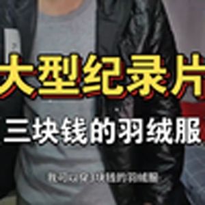 大型纪录片之《三块钱的羽绒服》