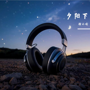 夕阳下