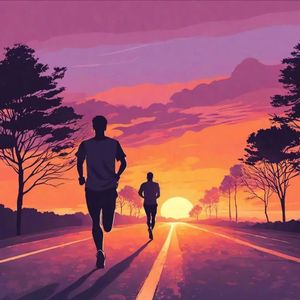 黄昏降临前的长跑