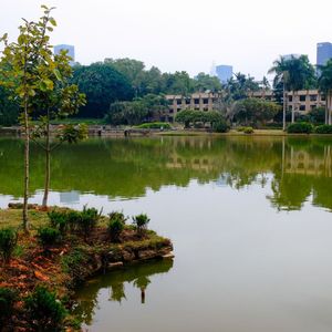 文山湖的晚风