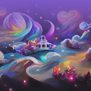 beautiful eyes like a rainbow