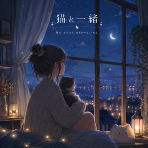 猫と一緒