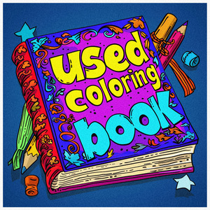 used coloring book