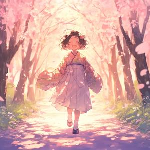 はなみちを歩く君はきれいだ