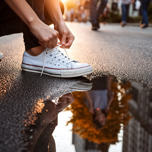 夜明けに結ぶ靴紐