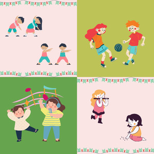 微妙的儿童游戏时间心情