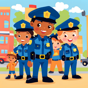 Baby Police Officer Kids