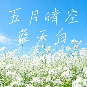 五月晴空 蓝天白云