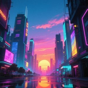 NEON SUNRISE (SPEED UP)