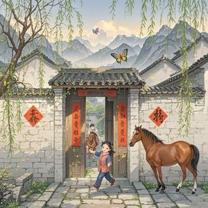 春风策马福万家