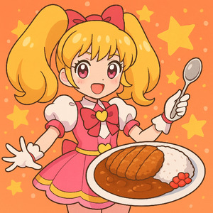 カツカレーで元気チャージ！