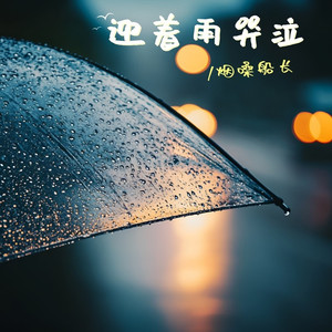 迎着雨哭泣