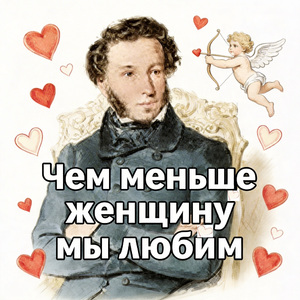 Чем меньше женщину мы любим
