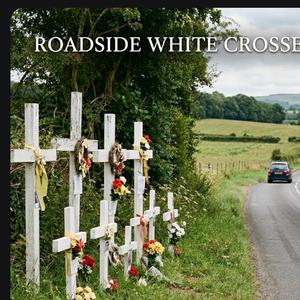 Roadside White Crosses