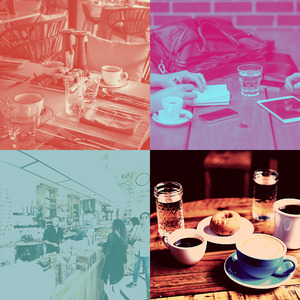 有趣酷咖啡厅情怀