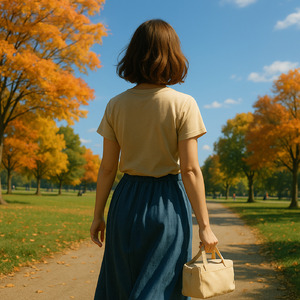 お日様色の樹木