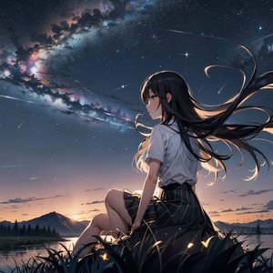 雨后小镇的宁静