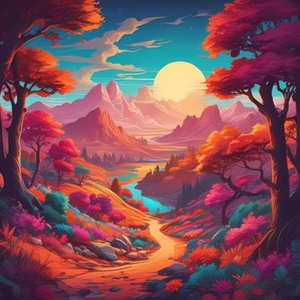 凝视着窗外的灯火与星空