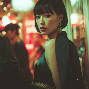 煙るグラスに映る影